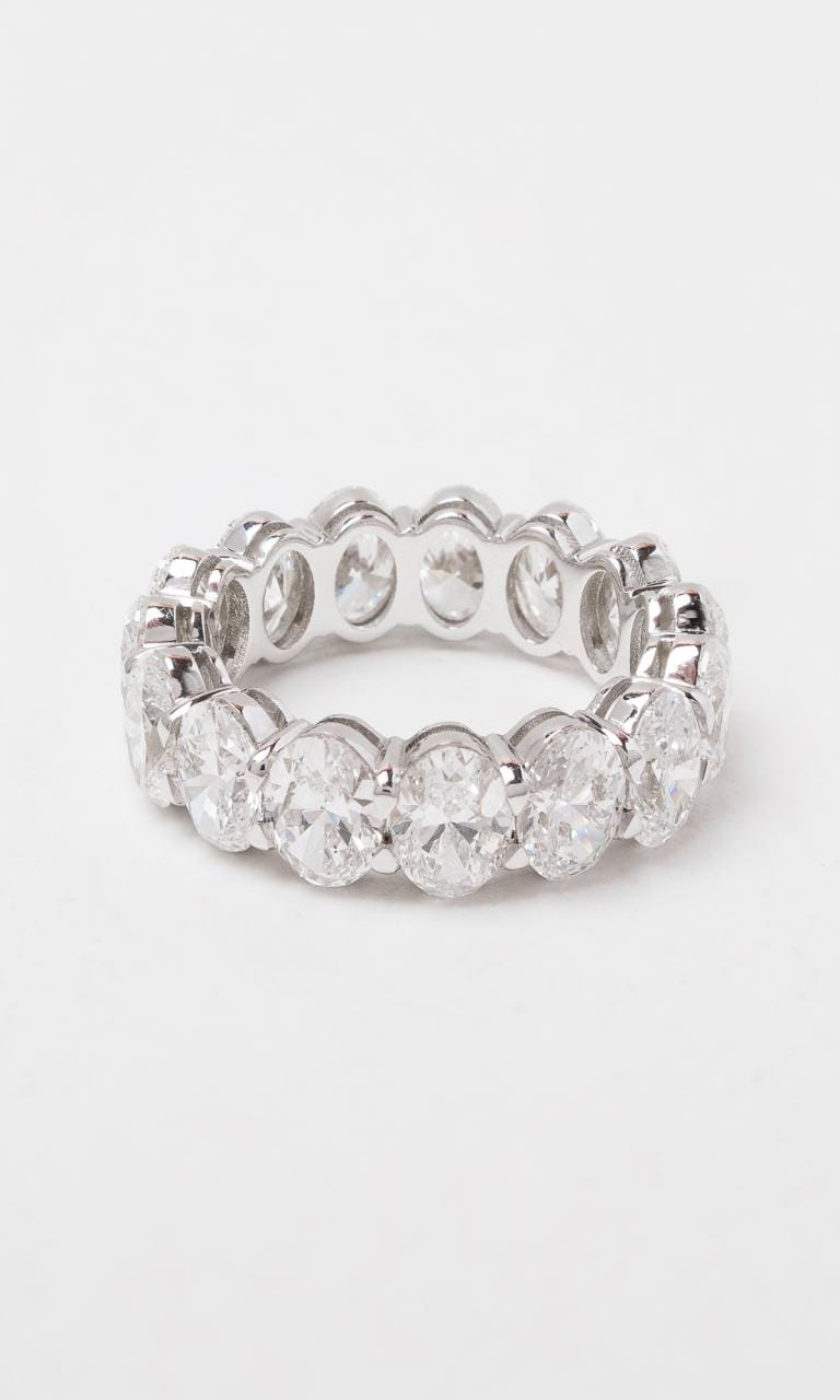 Hogans Family Jewellers 18K WG 7.51ct TDW Oval Cut Diamond Band