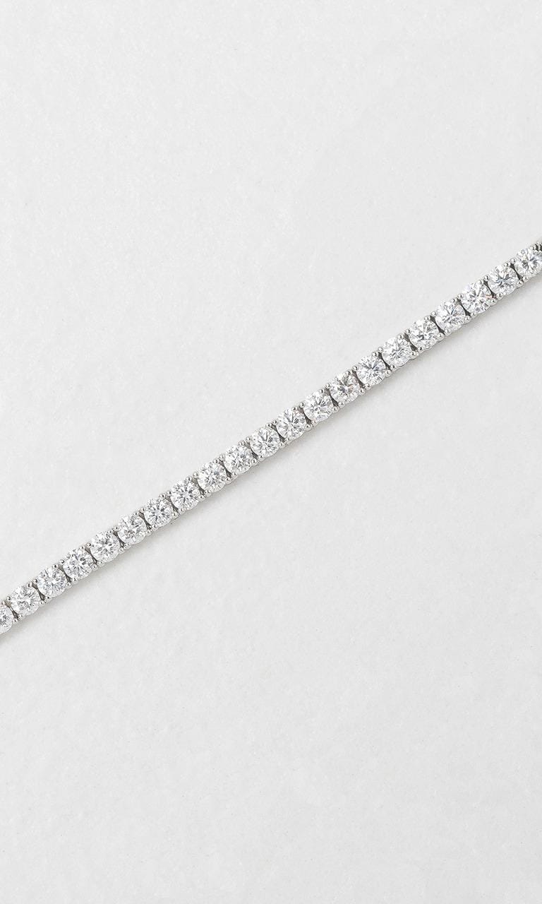 Hogans Family Jewellers 18K WG 9.60ct TDW Round Brilliant Cut Diamond Tennis Necklace