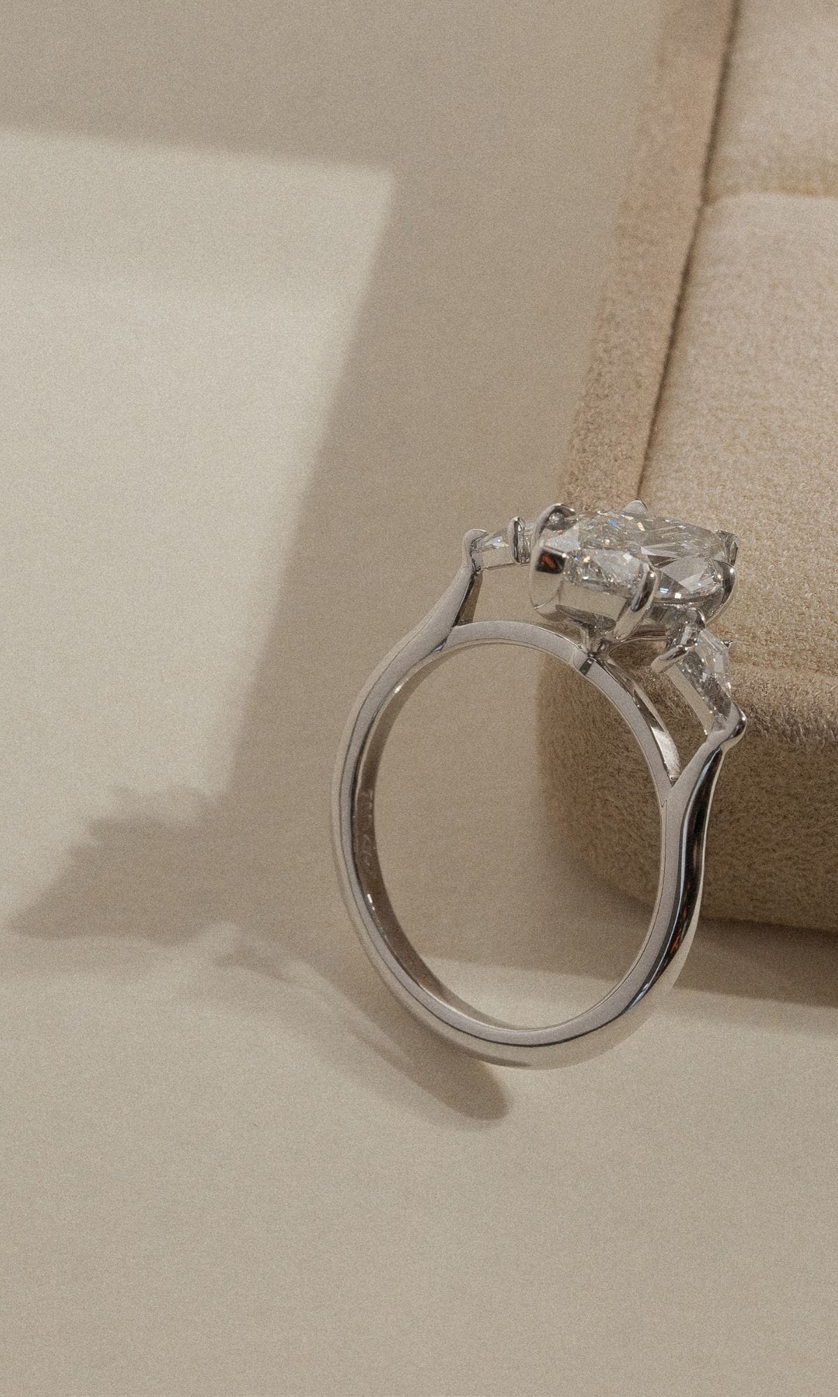 Hogans Family Jewellers 18K WG Diamond Trilogy Ring