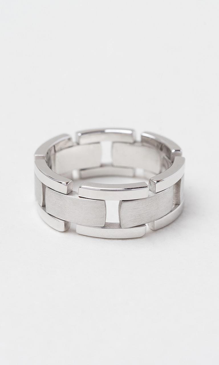 Hogans Family Jewellers 18K WG Gents 7.5mm Flexible Band
