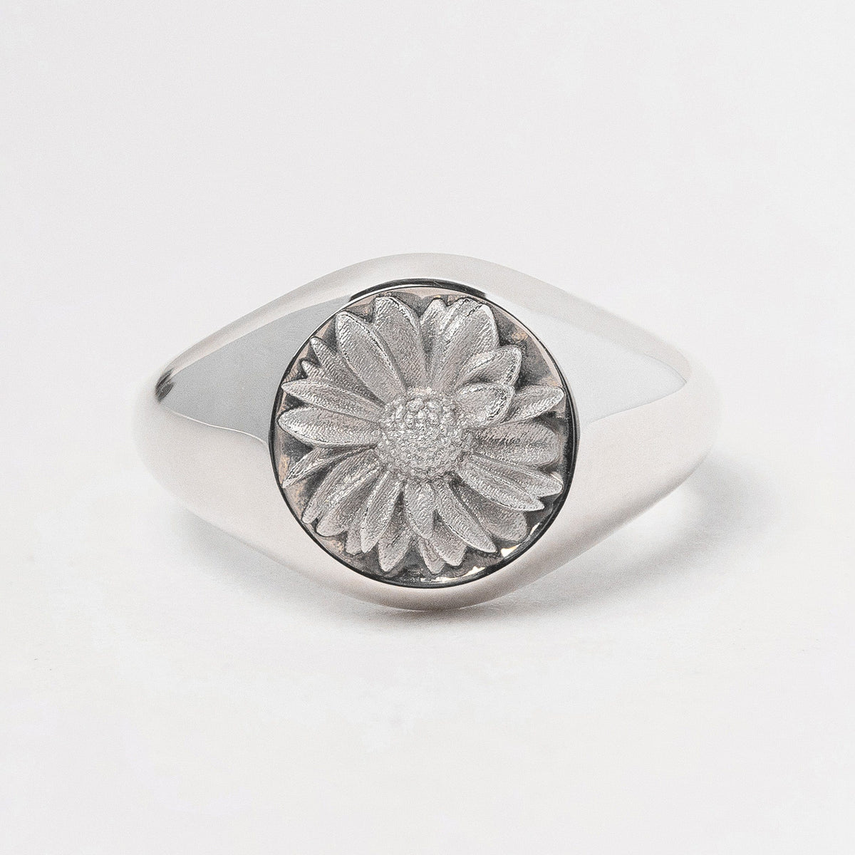 Sunflower signet deals ring