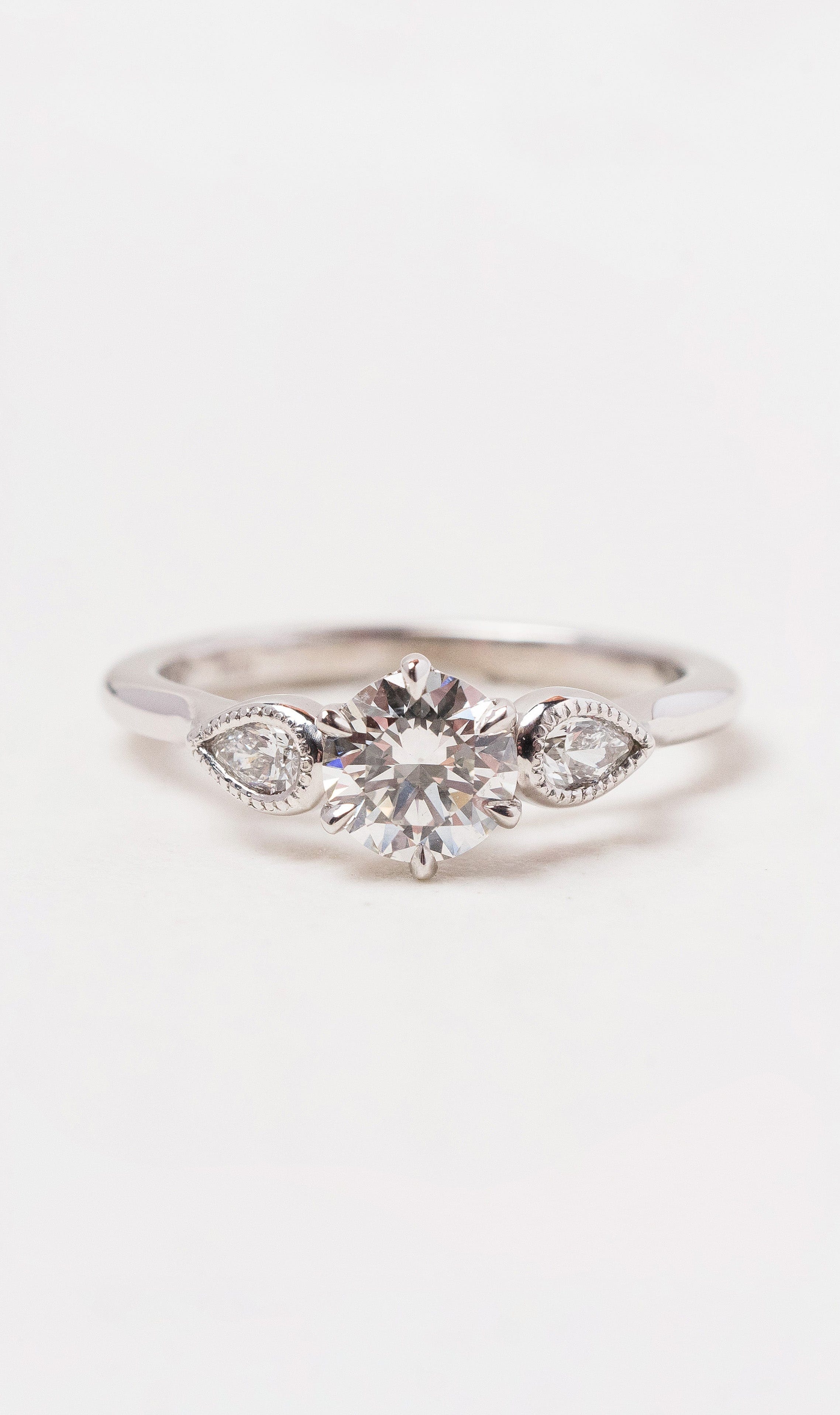 Hogans Family Jewellers 18K WG Trilogy Diamond Ring