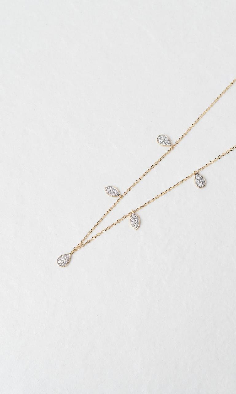 Hogans Family Jewellers 18K YG 0.13ct TDW Diamond Necklace