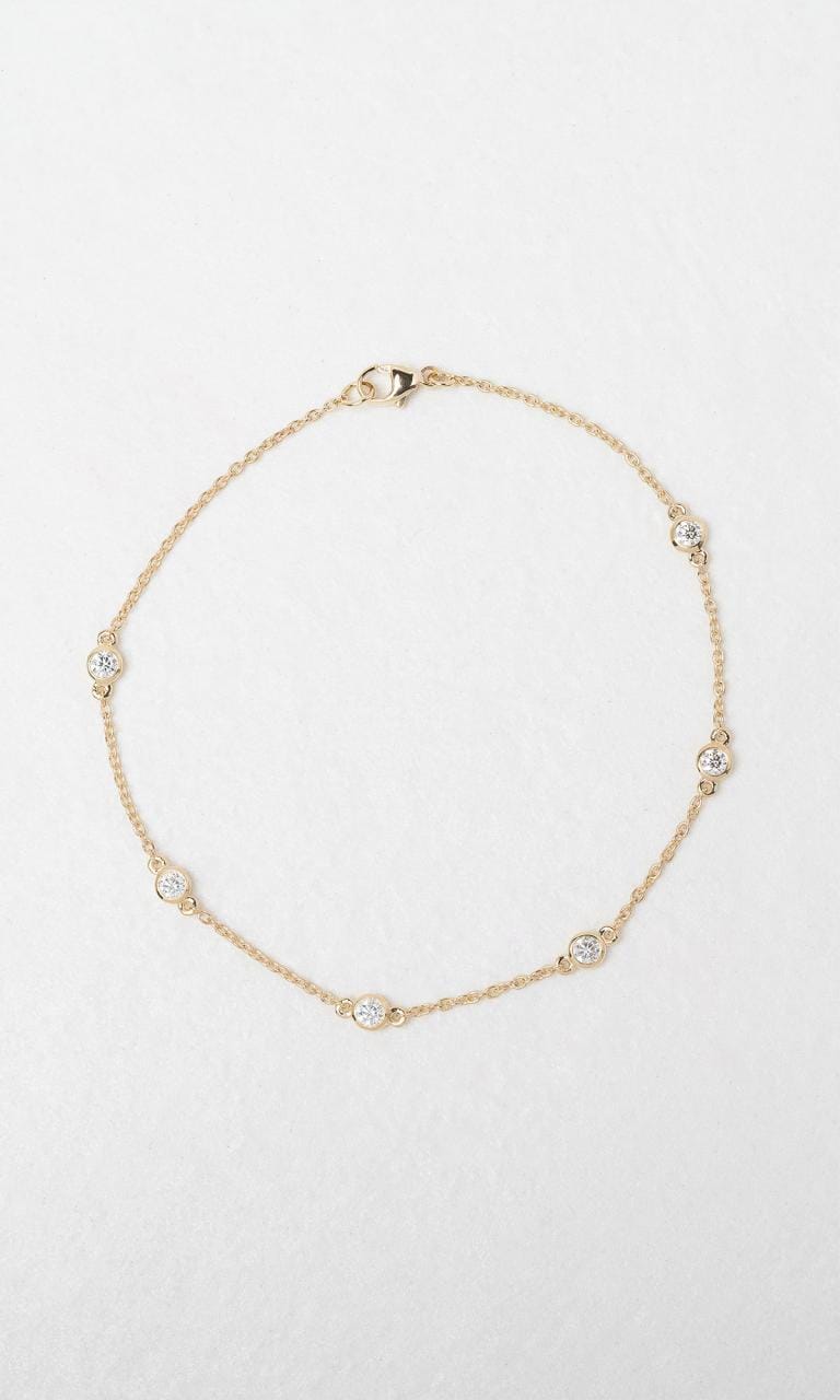 Hogans Family Jewellers 18K YG 0.36ct TDW Round Brilliant Cut Diamond Bracelet