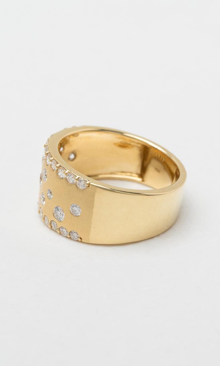 Hogans Family Jewellers 18K YG 0.80ct TDW Round Brilliant Diamond Tap Set Band
