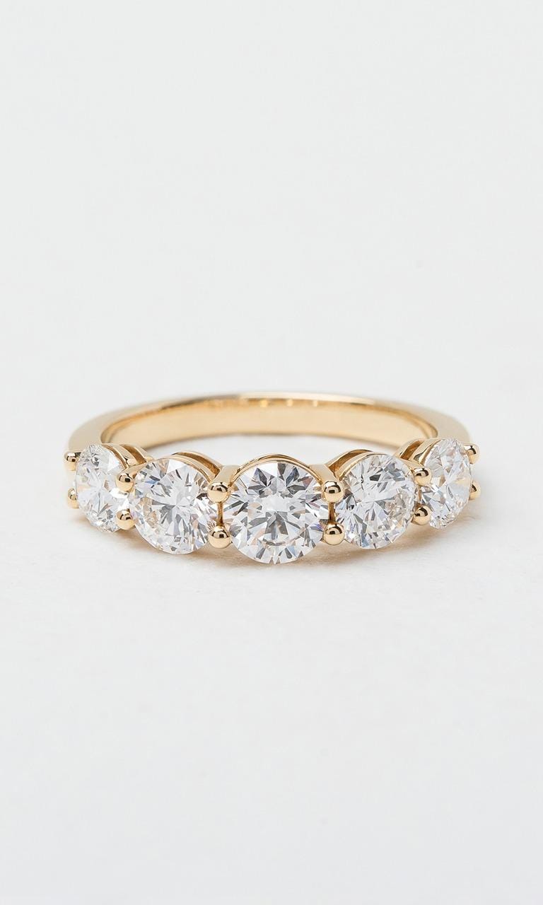 Hogans Family Jewellers 18K YG 2.01ct TDW Round Brilliant Cut Diamond Band