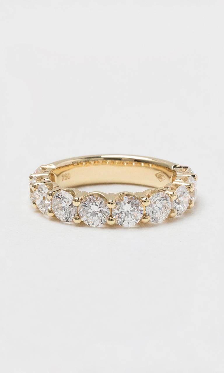 Hogans Family Jewellers 18K YG 2.50ct TDW Double Claw Diamond Band