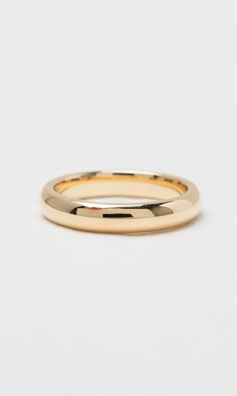 Hogans Family Jewellers 18K YG 3.5mm Plain Band