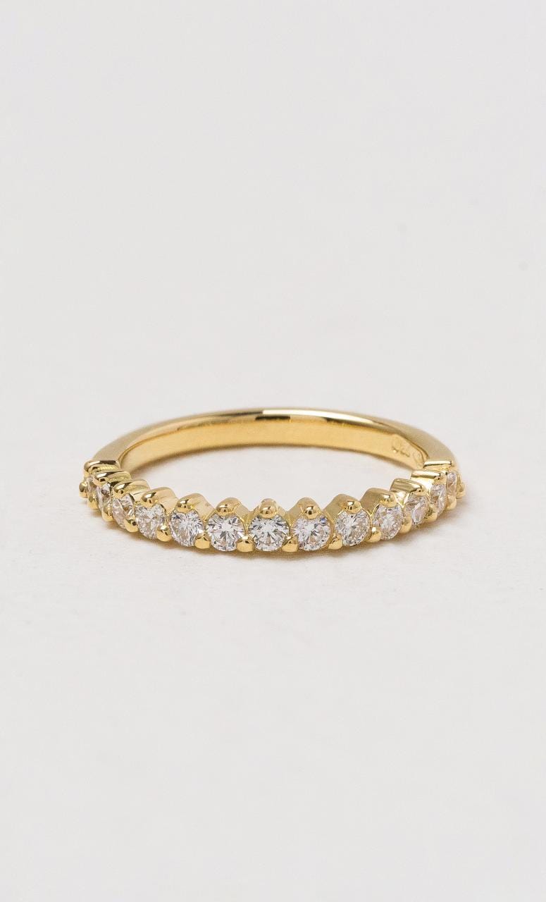 Hogans Family Jewellers 18K YG Offset Claw Diamond Ring