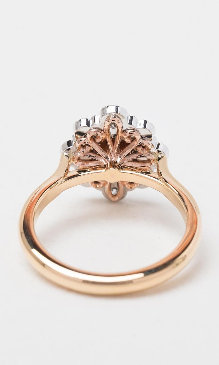 Hogans Family Jewellers 18K YRWG Argyle-certified Pink & Blue Diamond Cluster Ring