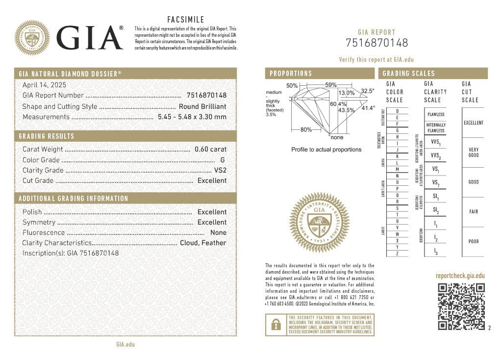 Hogans Family Jewellers 18K YWG 0.94ct TDW Round Brilliant Cut Diamond Trilogy Ring