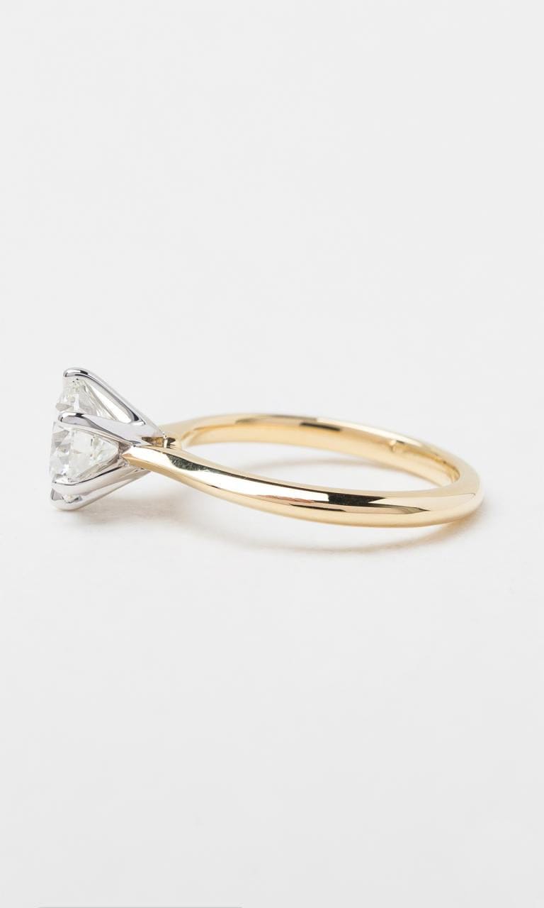 Hogans Family Jewellers 18K YWG 1.20ct Round Brilliant Solitaire Diamond Ring