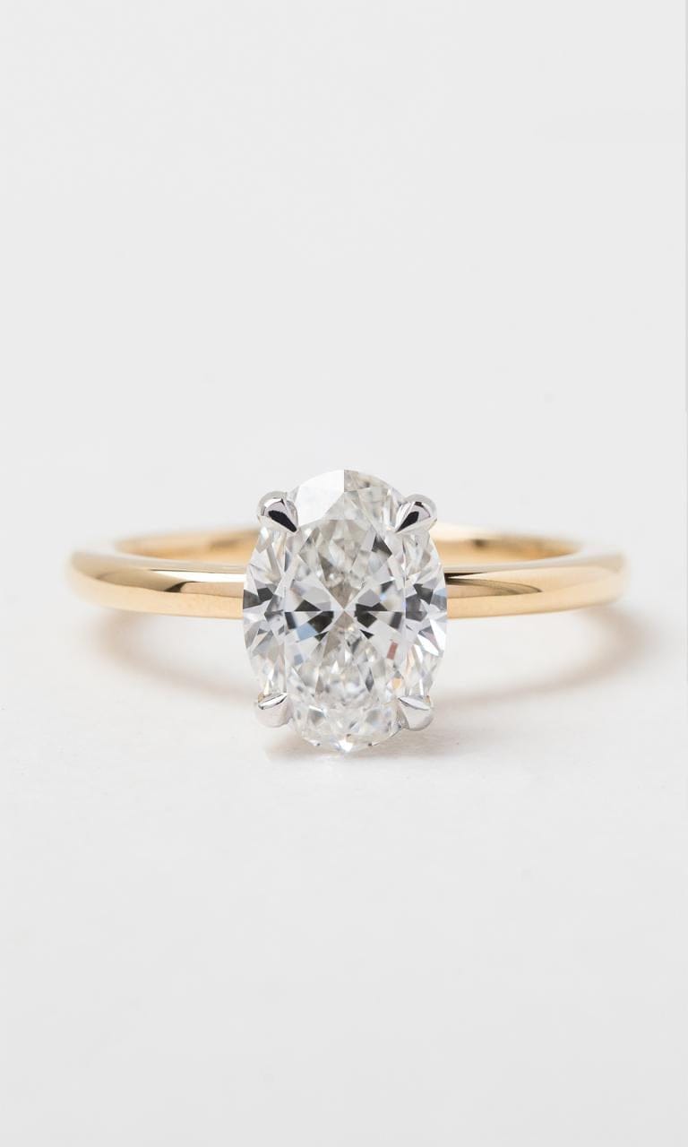 Hogans Family Jewellers 18K YWG 1.50ct Oval Cut Diamond Solitaire Ring