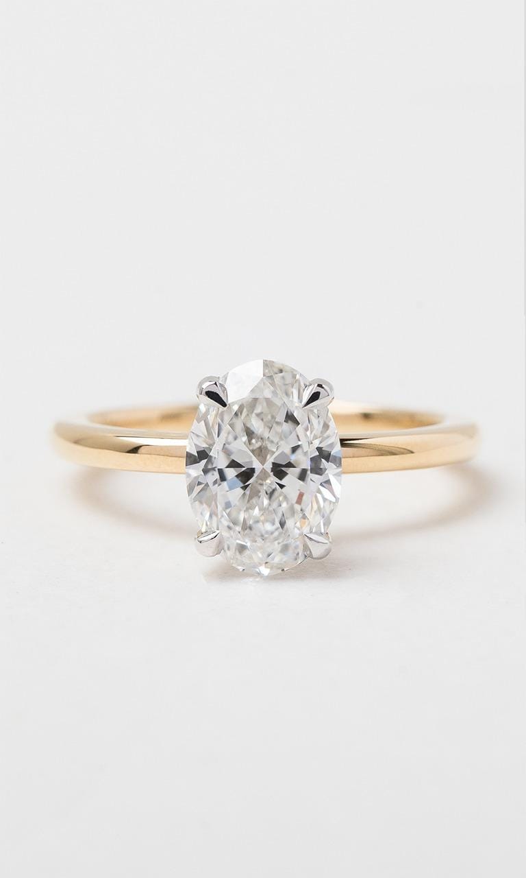 Hogans Family Jewellers 18K YWG 1.50ct Oval Cut Diamond Solitaire Ring