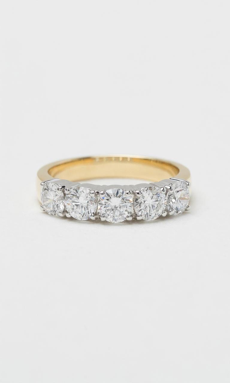Hogans Family Jewellers 18K YWG 1.60ct TDW Round Brilliant Diamond Band