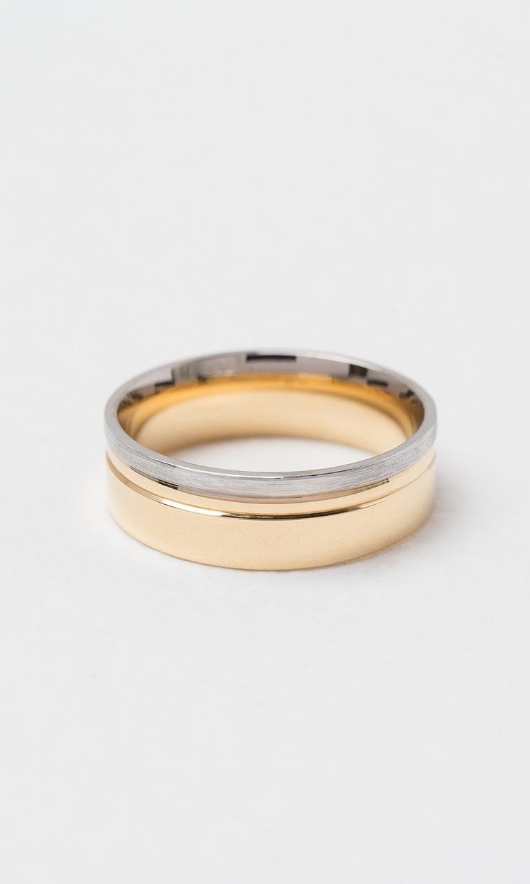 Hogans Family Jewellers 18K YWG 6.5mm Gents Band