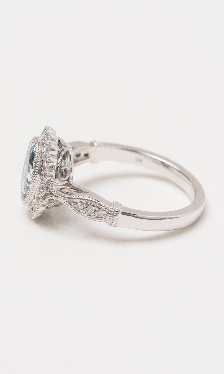 Hogans Family Jewellers 9CT WG Oval Aquamarine Dress Ring