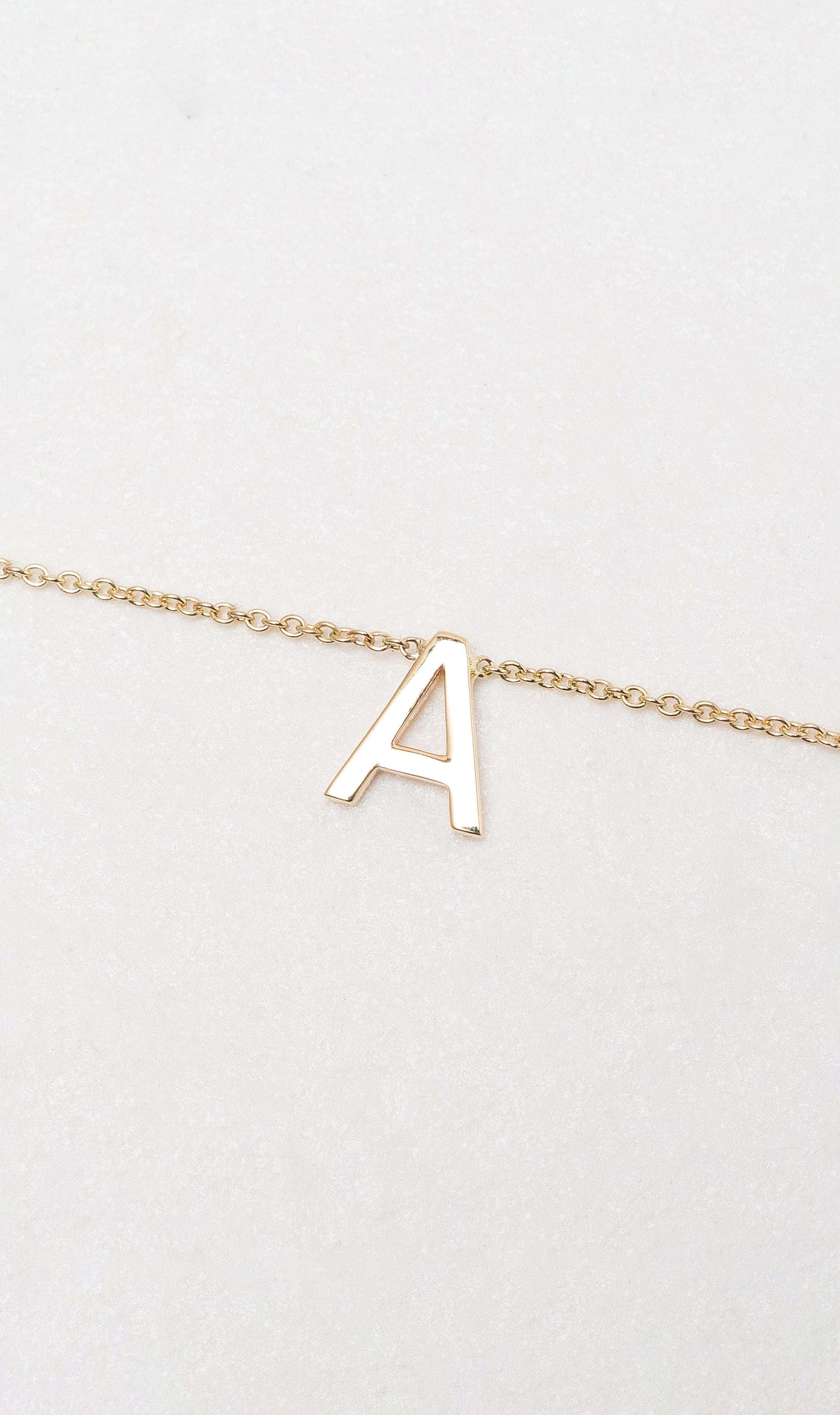 Hogans Family Jewellers 9K Initial Necklace