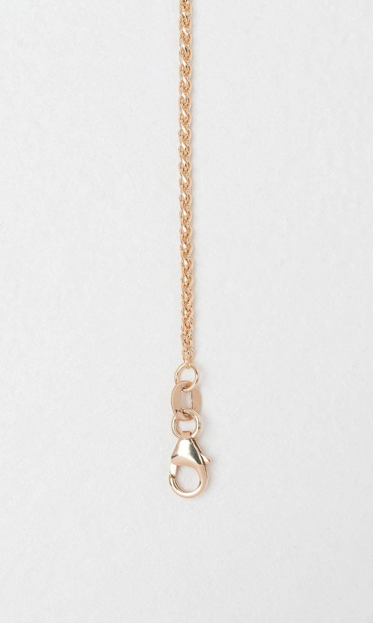 Hogans Family Jewellers 9K RG 55cm Foxtail Chain (1.5mm Thickness)