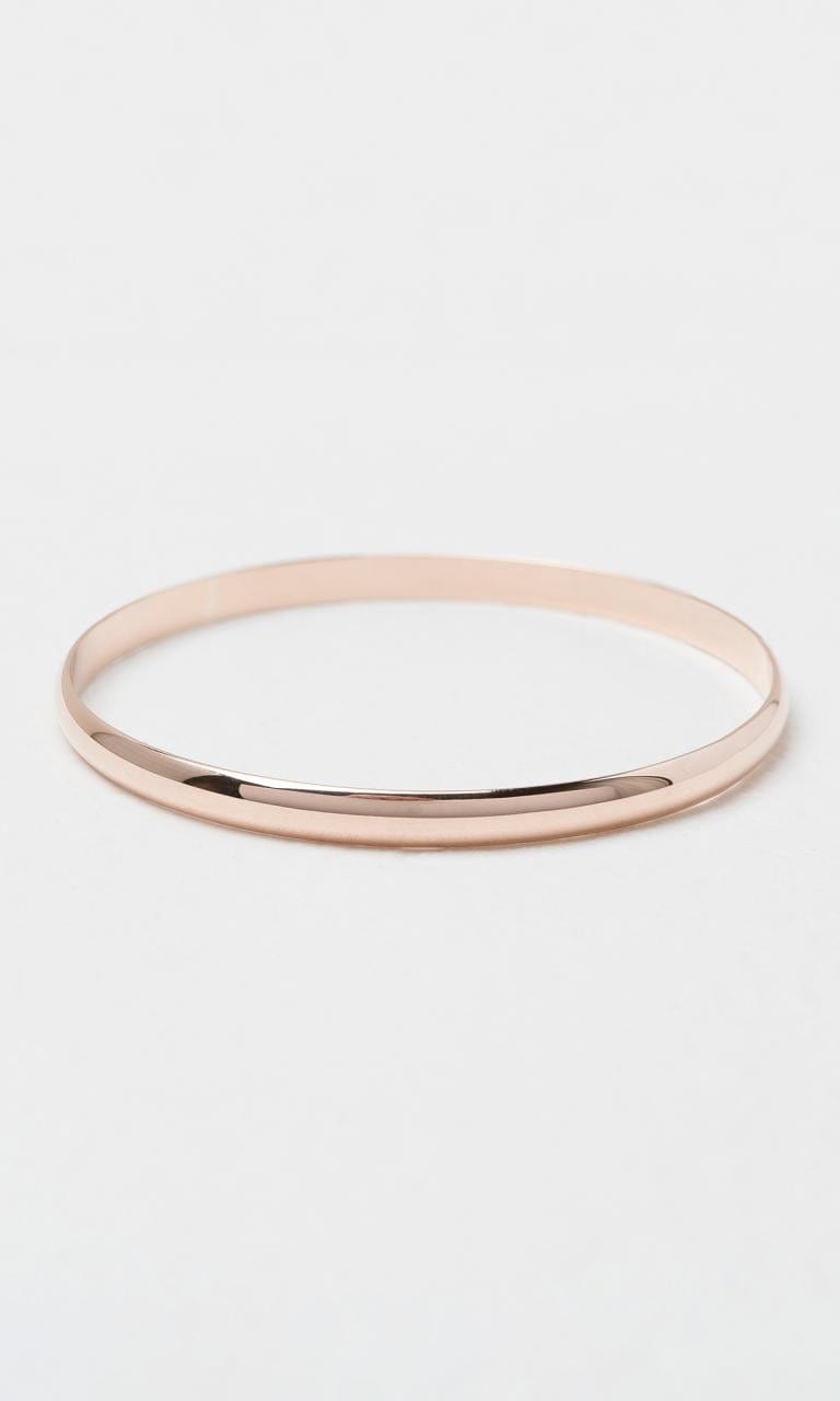 Hogans Family Jewellers 9K RG 5mm Plain Bangle