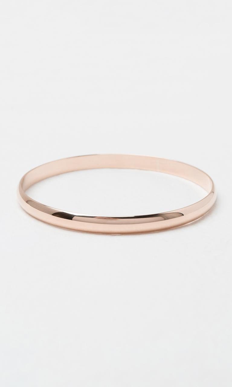Hogans Family Jewellers 9K RG 6mm Plain Bangle