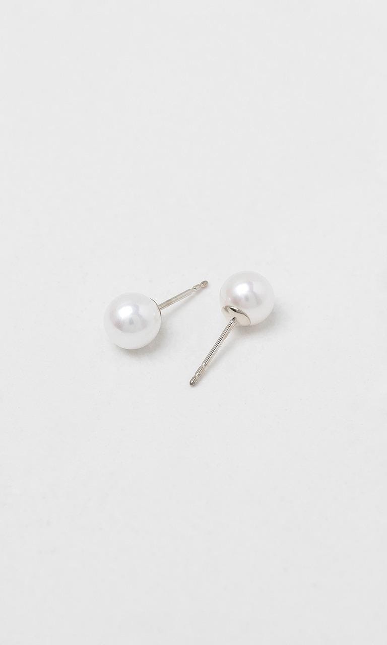 Hogans Family Jewellers 9K WG 6-6.5mm Freshwater Pearl Stud Earrings