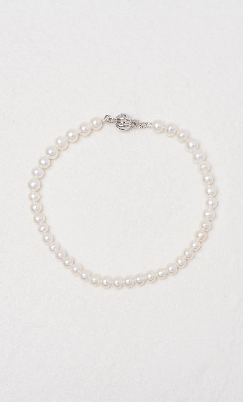 Hogans Family Jewellers 9K WG Graduated Freshwater Pearl Strand