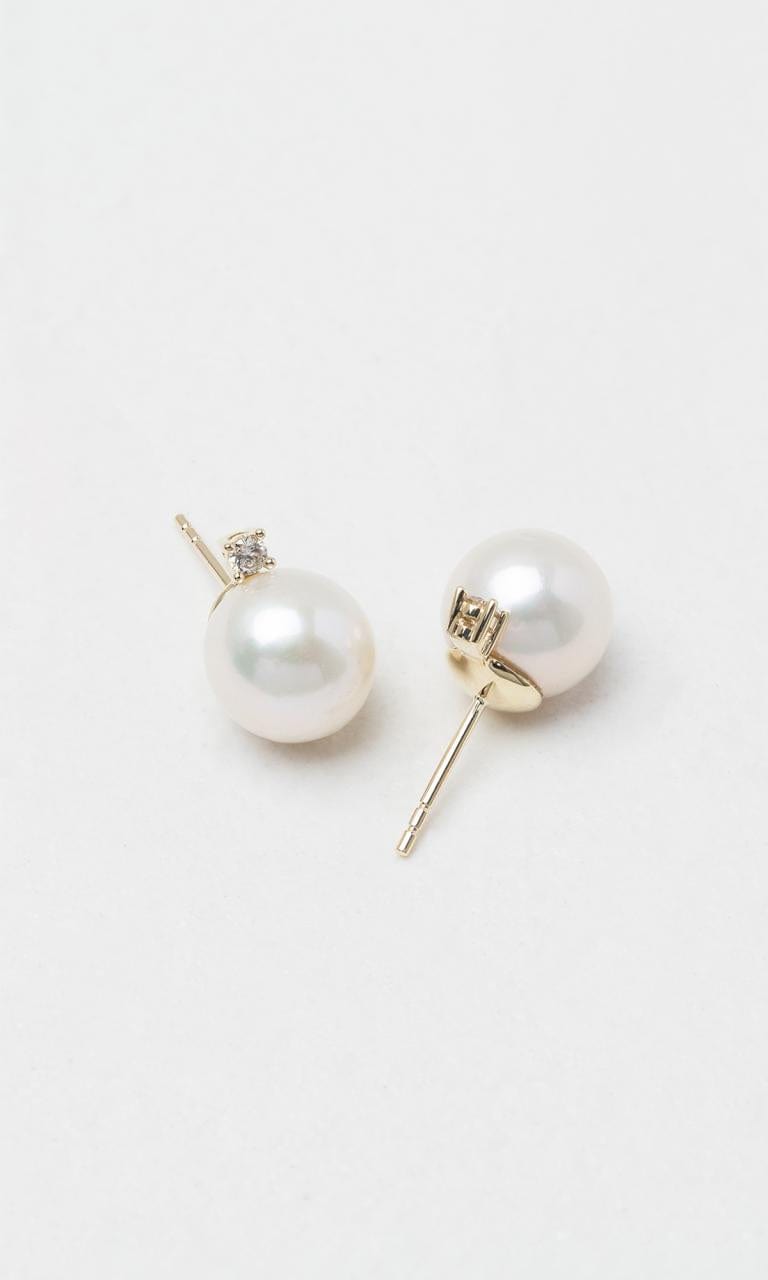 Hogans Family Jewellers 9K YG 10-11mm Freshwater Pearl Stud Earrings