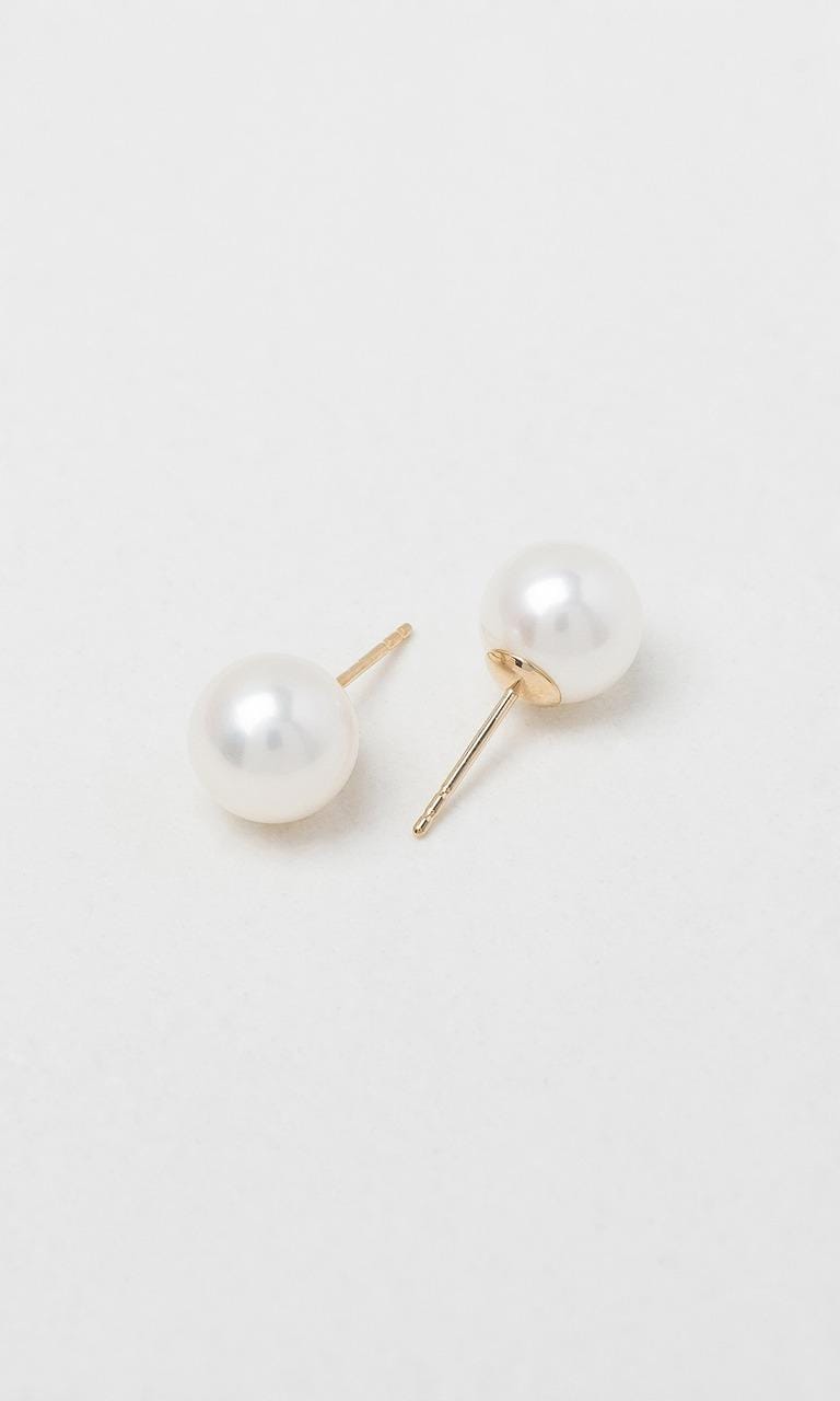 Hogans Family Jewellers 9K YG 10mm South Sea Pearl Stud Earrings