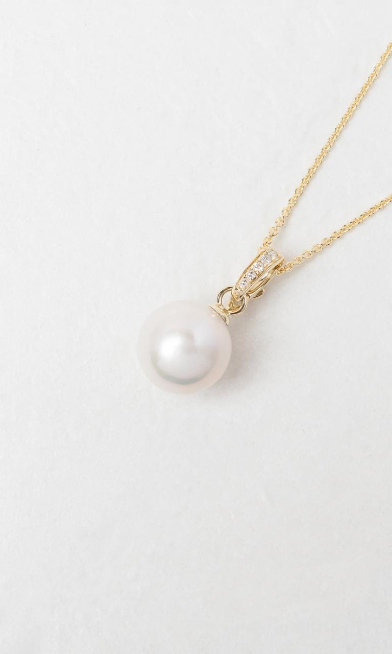 Hogans Family Jewellers 9K YG 12mm Freshwater Pearl Enhancer Pendant