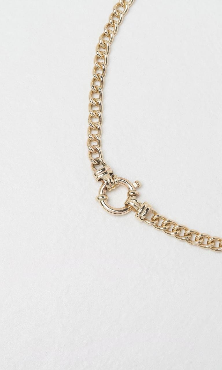 Hogans Family Jewellers 9K YG 45cm Curb Link Chain