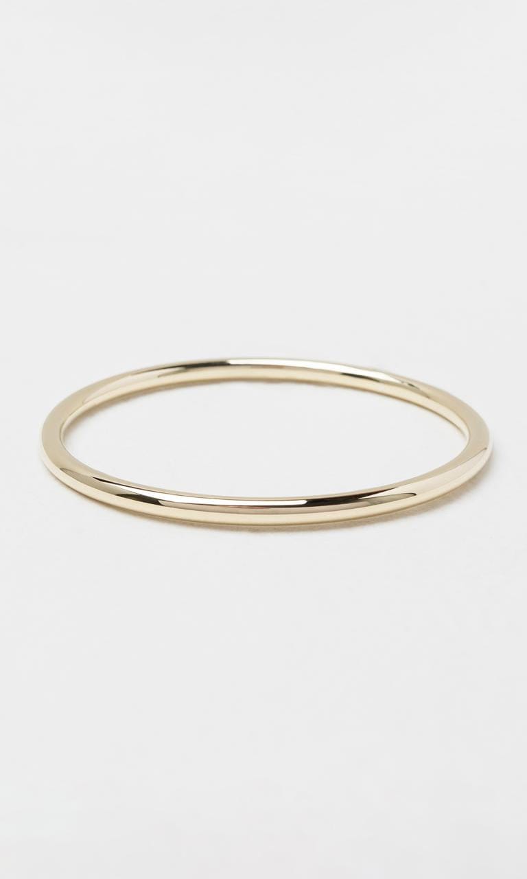 Hogans Family Jewellers 9K YG 4mm Plain Golf Bangle