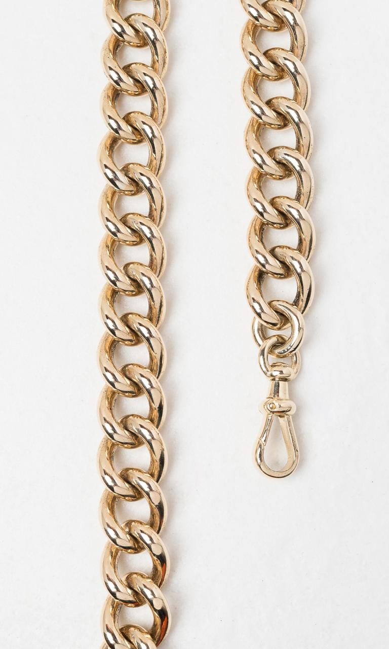 Hogans Family Jewellers 9K YG 50cm Curb Link Chain Necklace