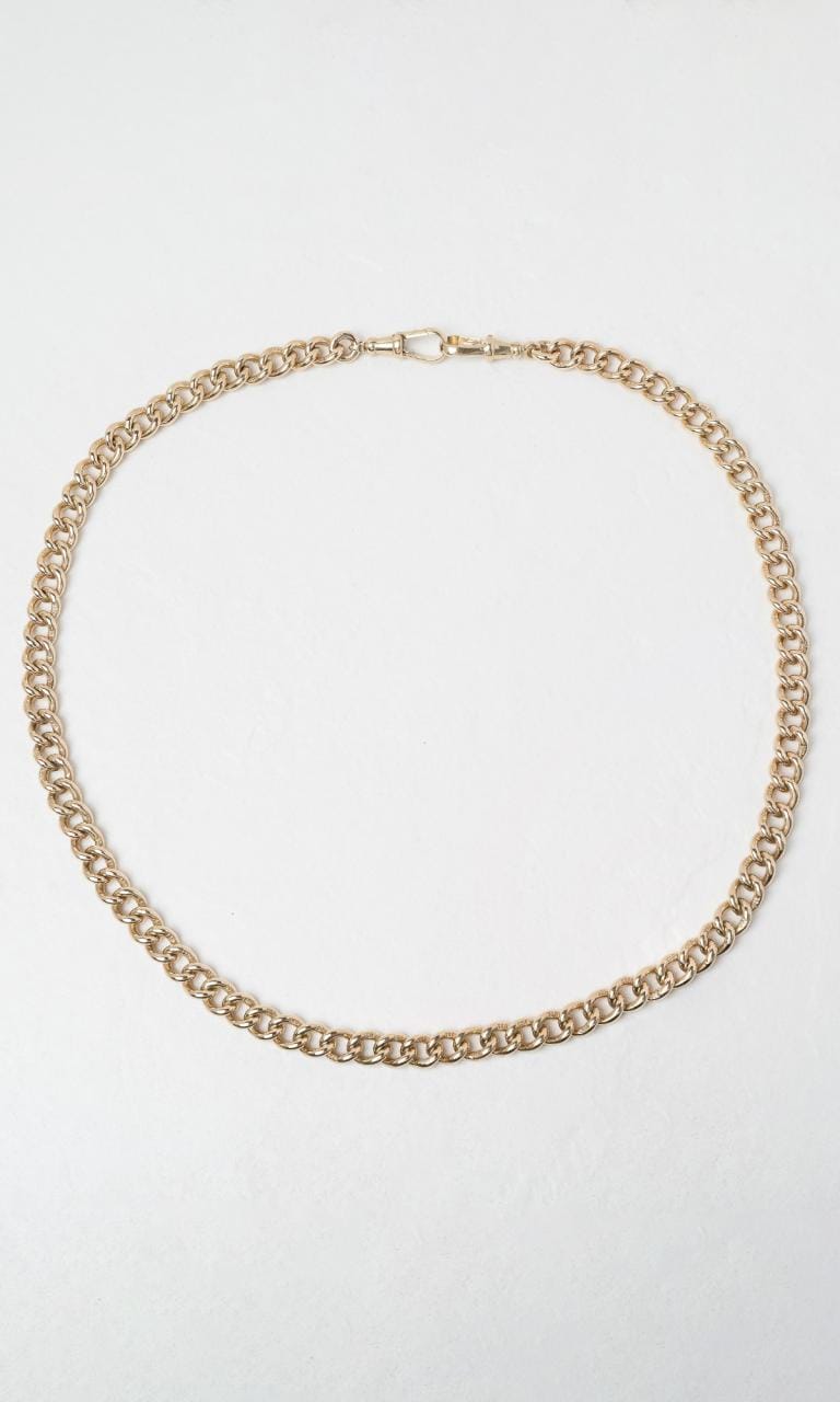 Hogans Family Jewellers 9K YG 54cm Curb Link Chain Necklace