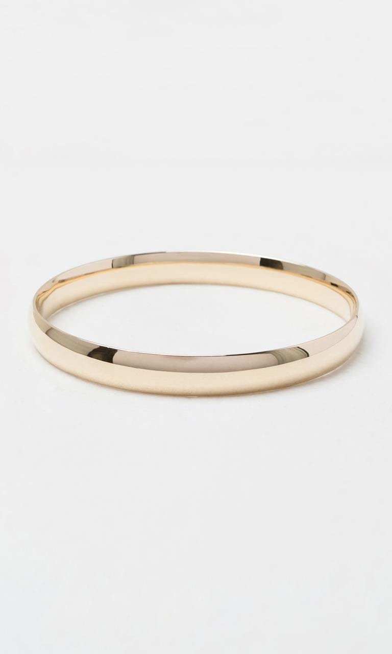 Hogans Family Jewellers 9K YG 8mm Plain Bangle