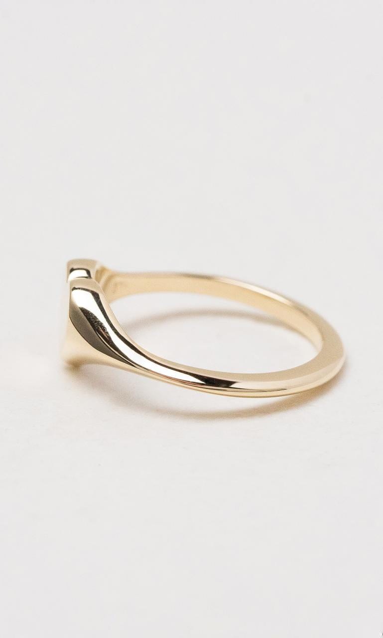 Hogans Family Jewellers 9K YG Heart Signet Ring
