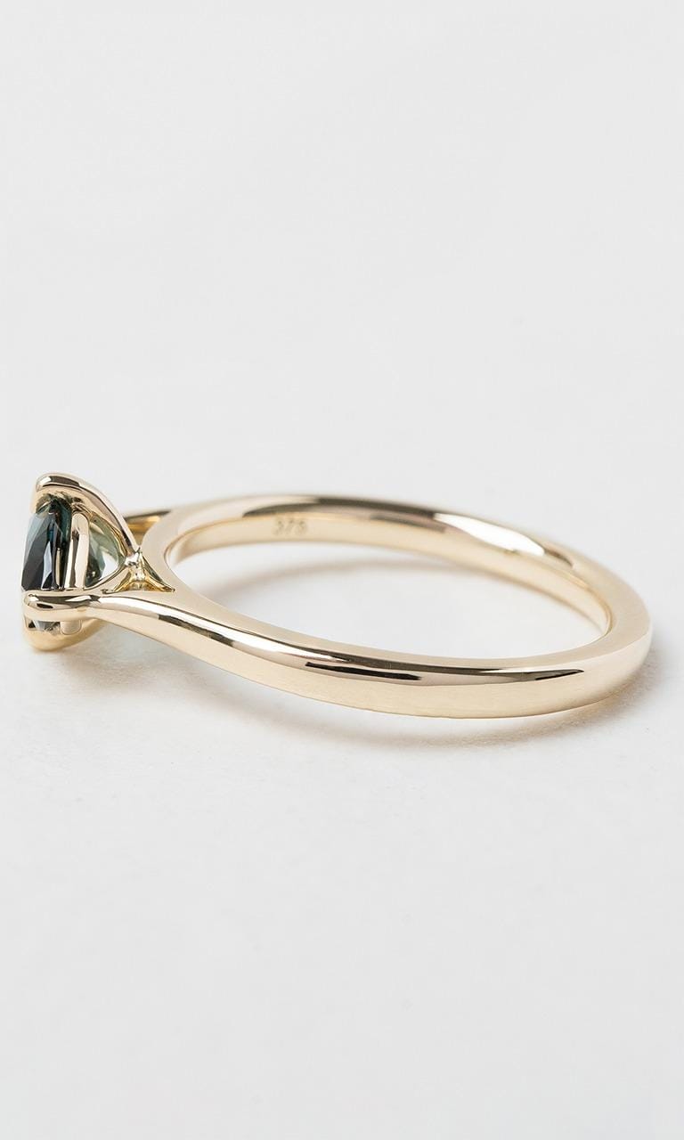 Hogans Family Jewellers 9K YG Marquise Cut Sapphire Solitaire Ring