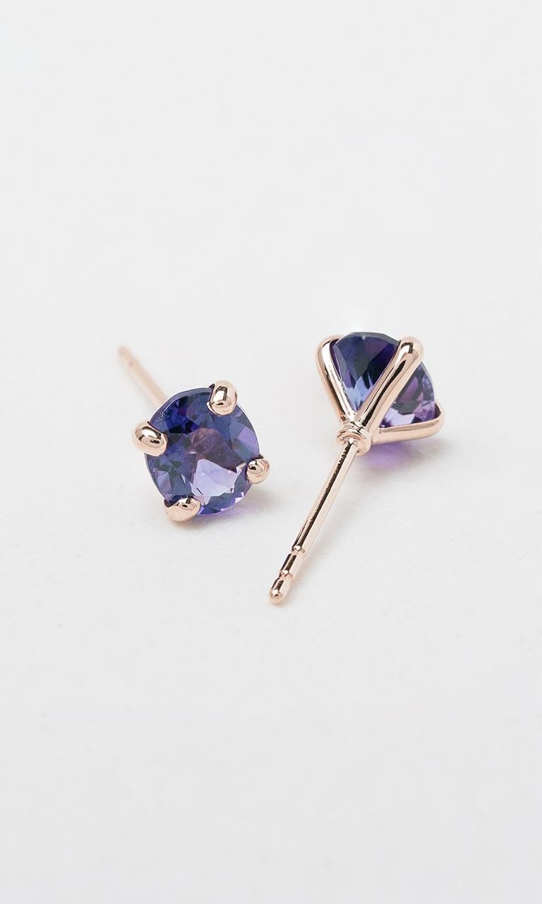 Hogans Family Jewellers 9K YG Oval Cut Tanzanite Stud Earrings