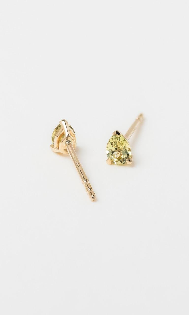 Hogans Family Jewellers 9K YG Pear Cut Sapphire Stud Earrings