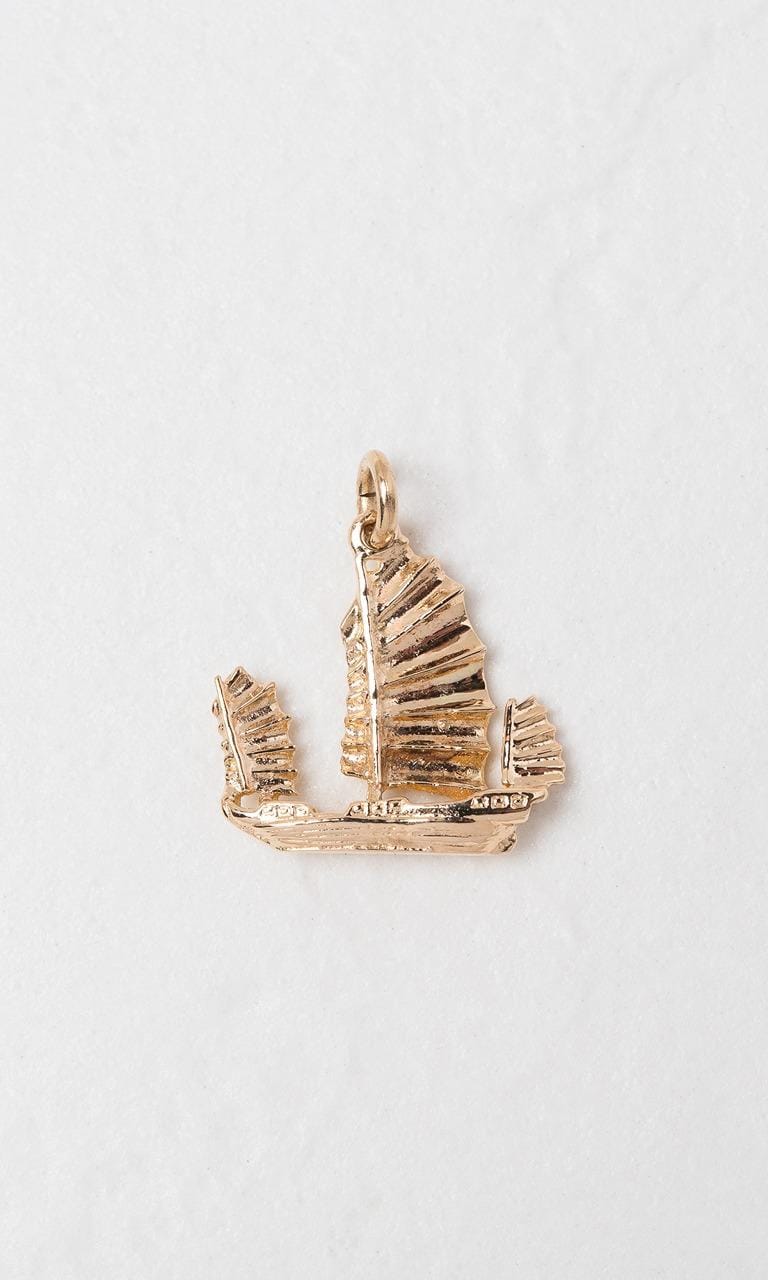 Hogans Family Jewellers 9K YG Sail Ship Charm
