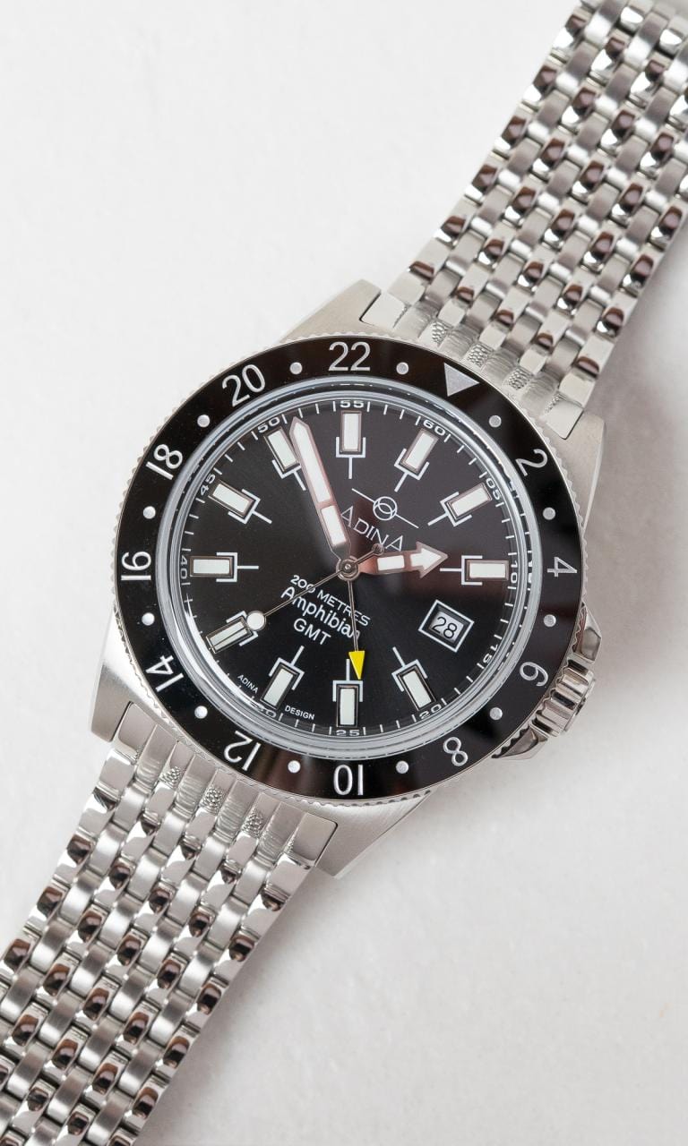 Hogans Family Jewellers Adina Mens Amphibian 200m GMT Divers Watch