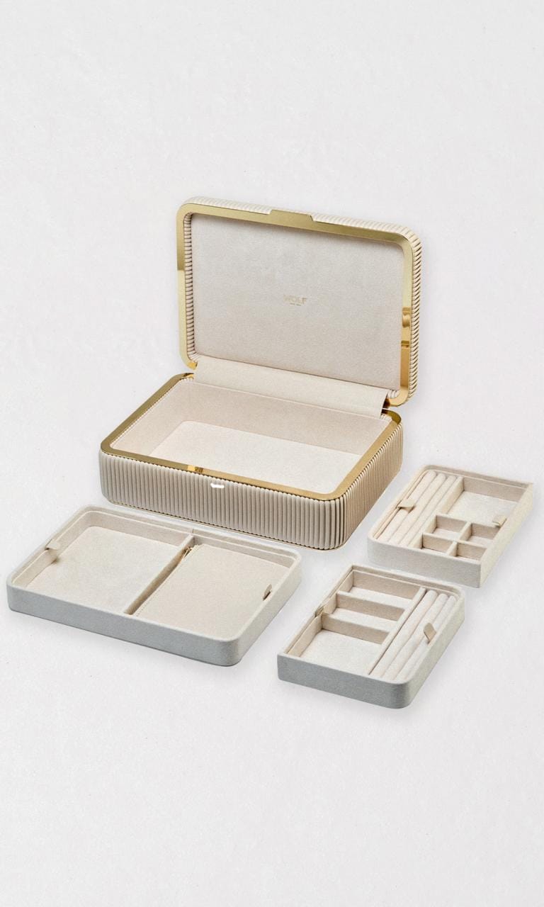 Hogans Family Jewellers Bella Medium Jewellery Box Bone