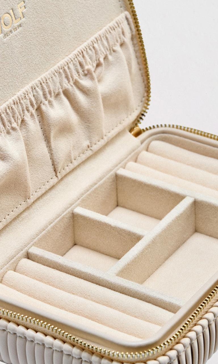 Hogans Family Jewellers Bella Travel Zip Case Bone