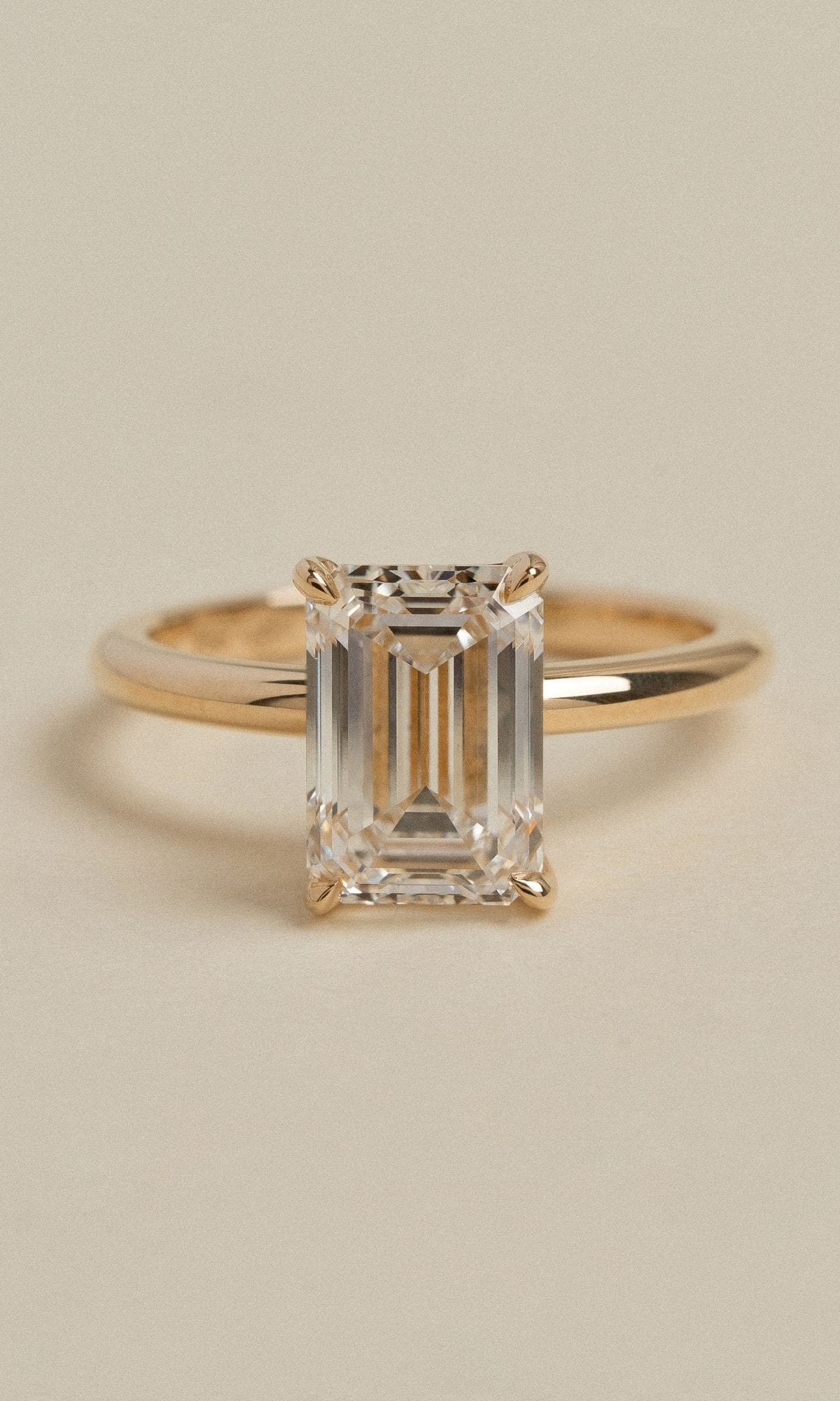 Hogans Family Jewellers Bespoke 18K YG Diamond Solitaire Ring