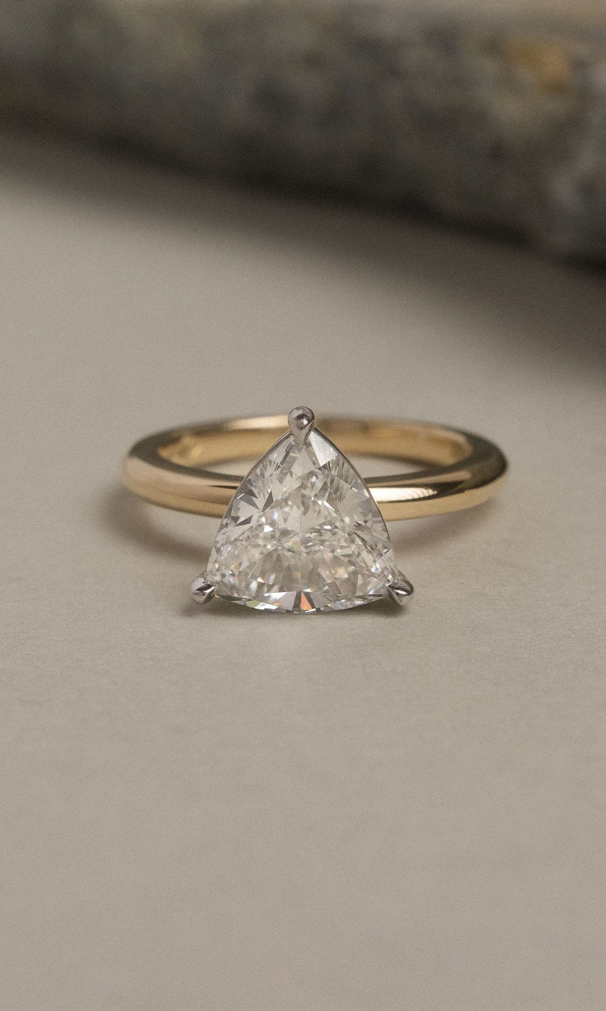 Hogans Family Jewellers Bespoke 18K YWG Diamond Solitaire Ring