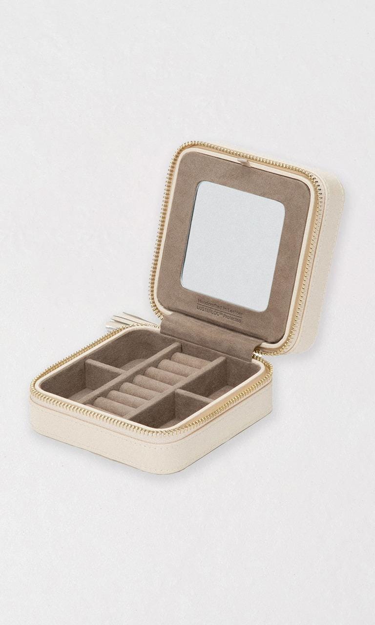 Hogans Family Jewellers Caroline Travel Jewellery Box Ivory