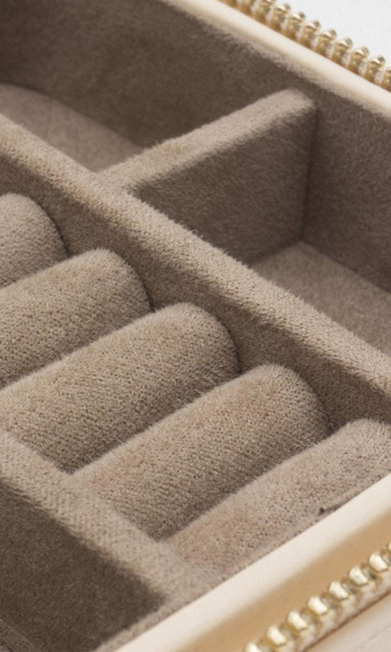 Hogans Family Jewellers Caroline Zip Travel Case Ivory