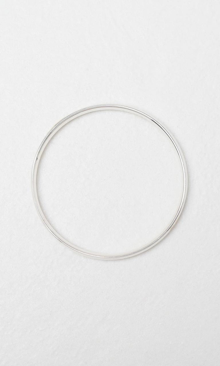 Hogans Family Jewellers Sterling Silver 3mm Golf Bangle