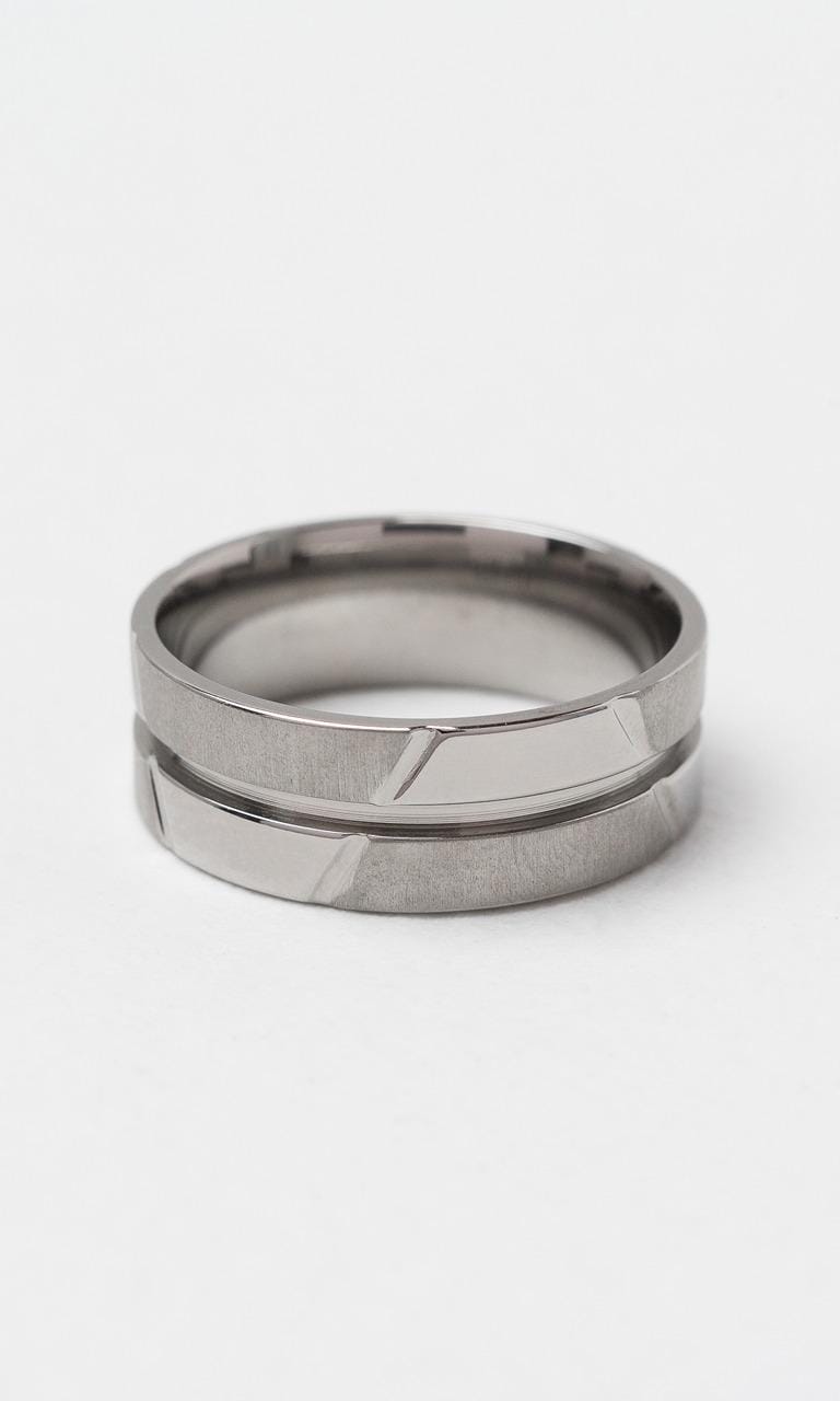 Hogans Family Jewellers Titanium 8mm Gents Band