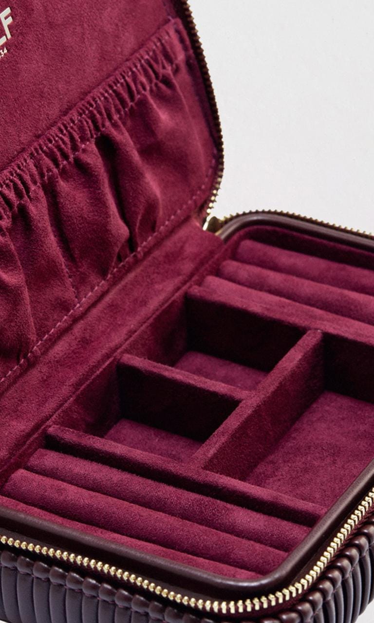 Bella Travel Zip Case Bordeaux